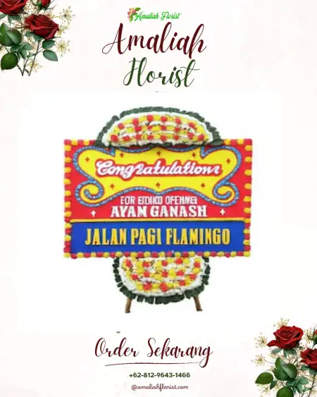 Sewa Papan Bunga Potronayan